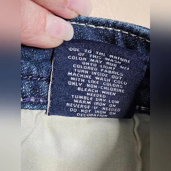 Vigoss Heritage Fit Dark Blue Bootcut Jeans - Picture 12 of 13